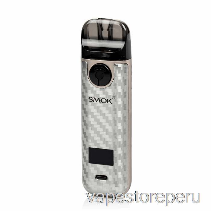 Vape Sin Nicotina Peru Smok Novo 4 25w Pod Kit Plata Fibra De Carbono